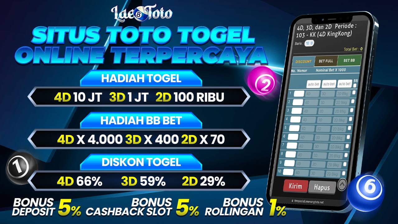 LAETOTO : Daftar Situs Togel Online Link Toto Togel 4d Bet Termurah